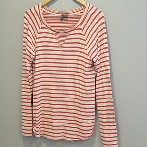 Left of Center long sleeve terry shirt SzM